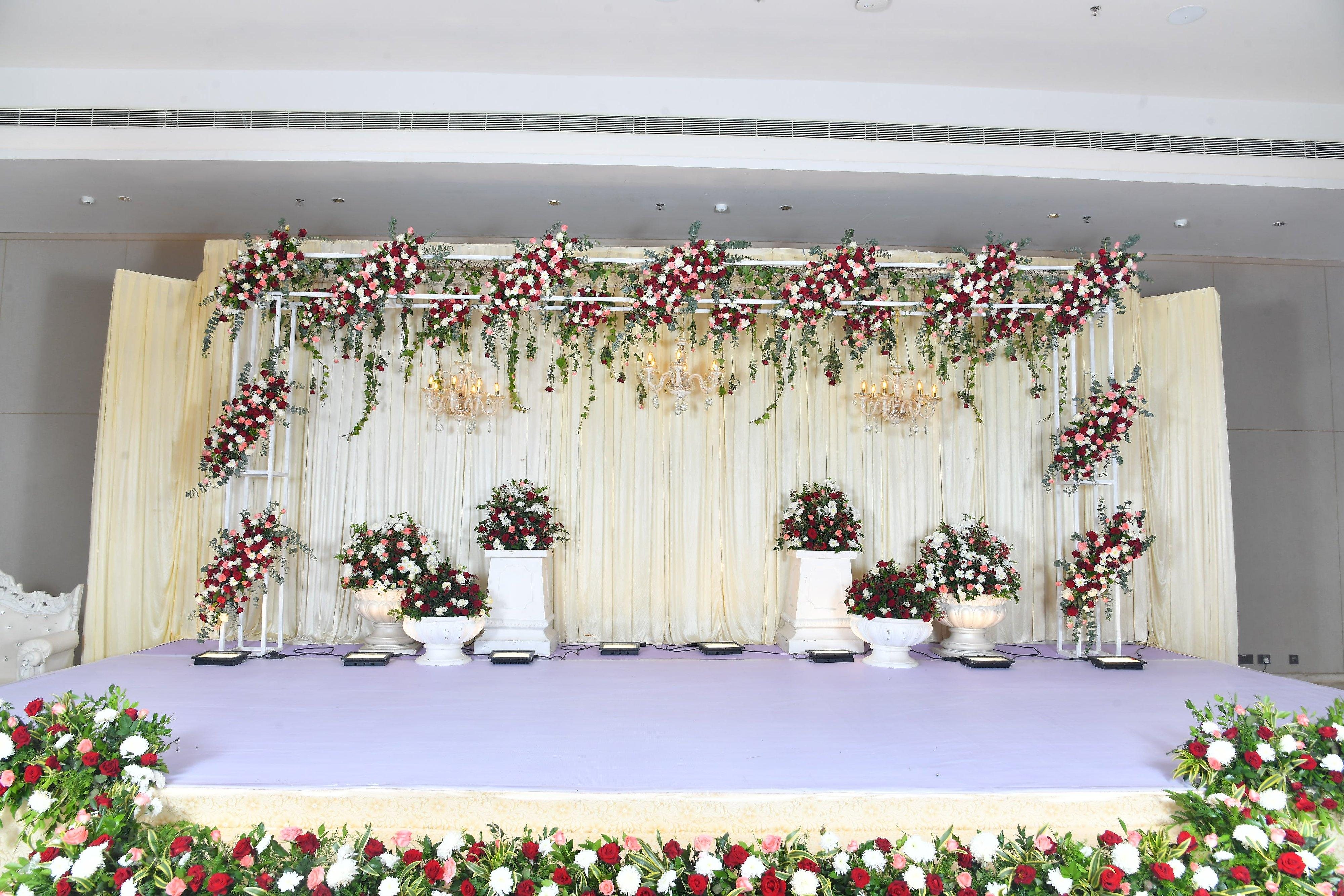 Luxury wedding stage