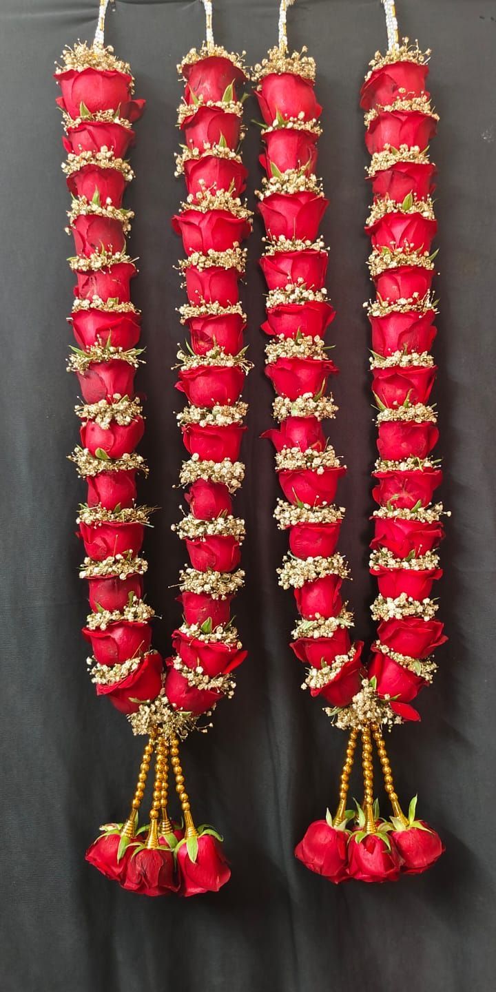 Traditional garland hanging